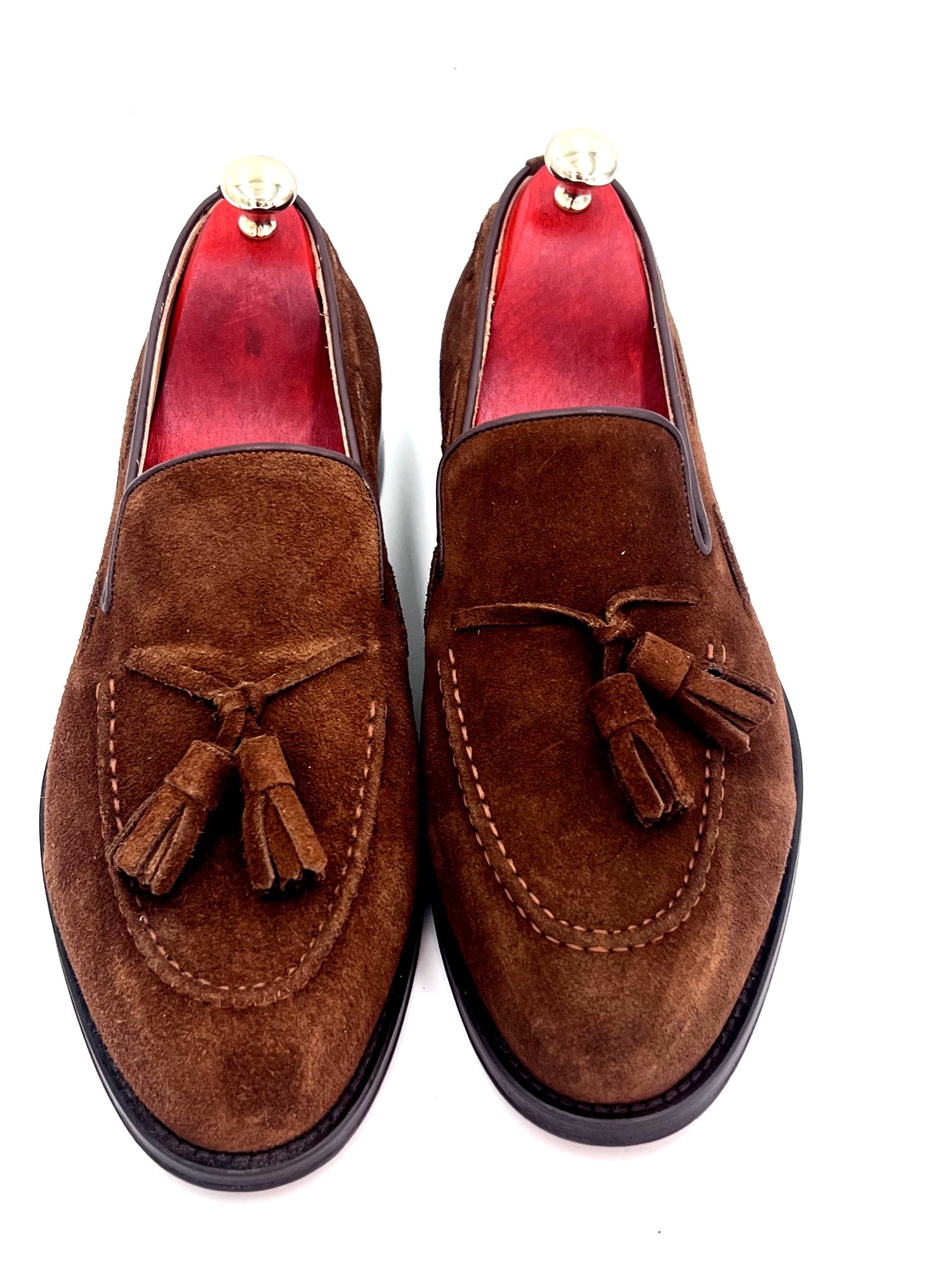 Oscar William Polo Brown Tassel Loafers