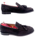 Oscar William Dark Brown Suede Tassel Loafers