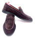Oscar William Dark Brown Suede Penny Loafers