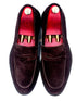 Oscar William Dark Brown Suede Penny Loafers