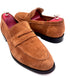 Oscar William Light Brown Suede Penny Loafers