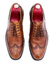 Oscar William Full Brogue Dress Shoes – Dainite Rubber Sole