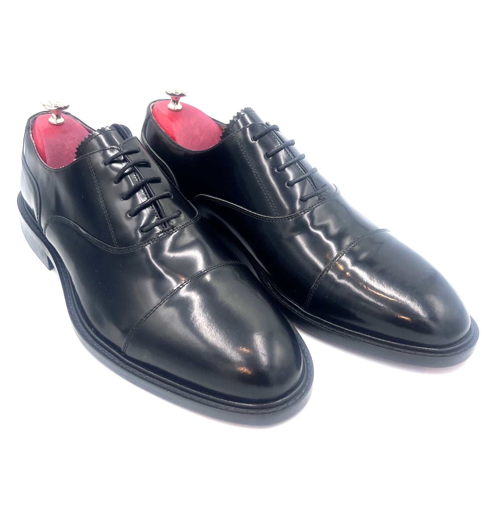 Oscar William Classic Mens Oxford – High Shine Leather