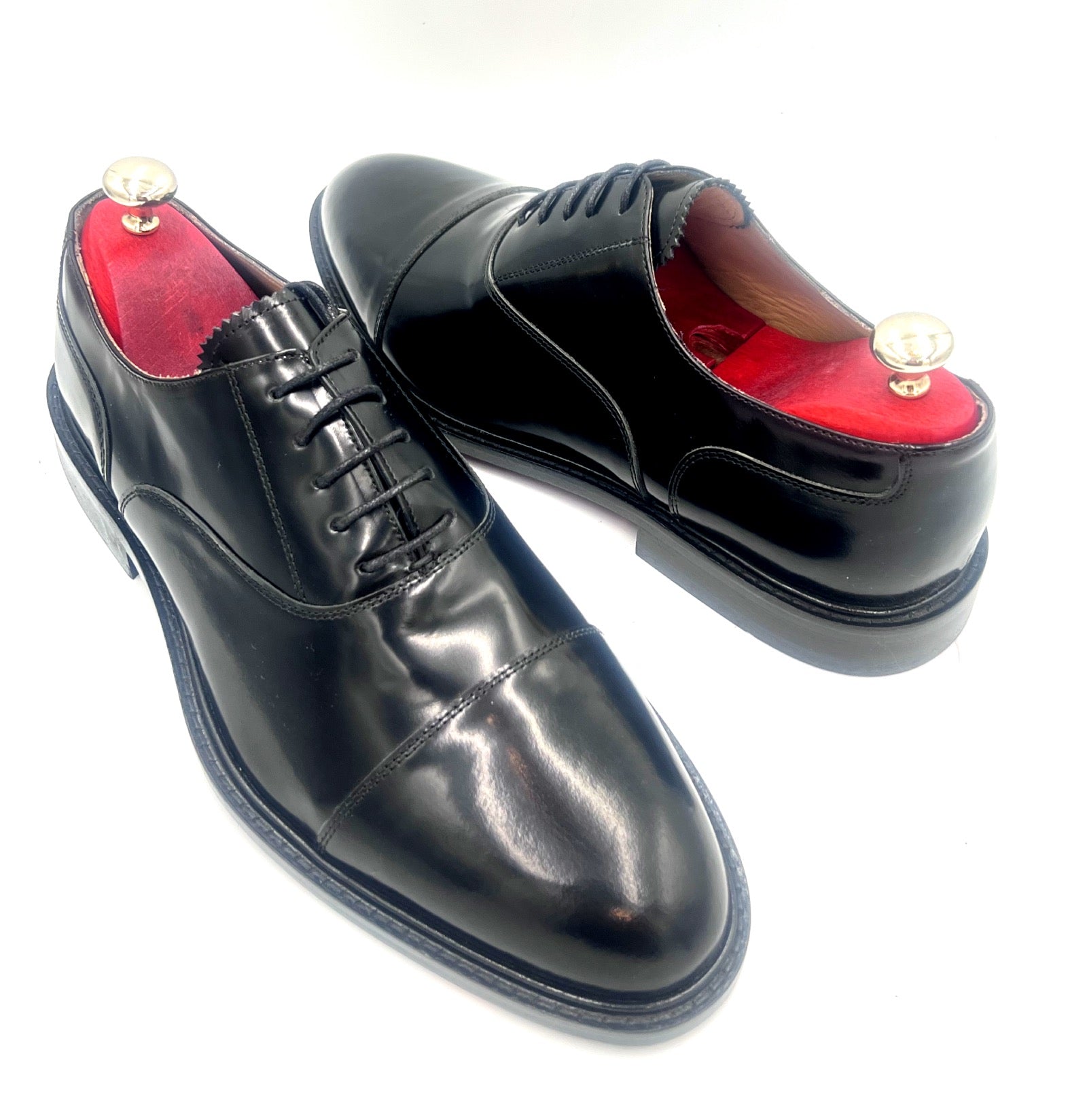 Oscar William Classic Mens Oxford – High Shine Leather