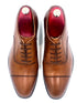 Oscar William Tan Classic Oxfords – Rubber Studded Sole
