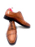 Oscar William Tan Classic Oxfords – Rubber Studded Sole
