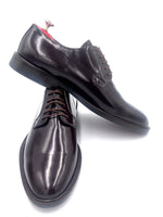 Oscar William Brown High Shine Derby – Leather Sole
