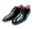 Oscar William Black High Shine Derby – Leather Sole