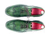 Oscar William Handmade Green Patina Brogue – Rubber Studded sole