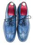 Classic Handmade Blue Patina Brogue – Rubber Studded Sole / Full Leather Lining