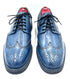 Classic Handmade Blue Patina Brogue – Rubber Studded Sole / Full Leather Lining