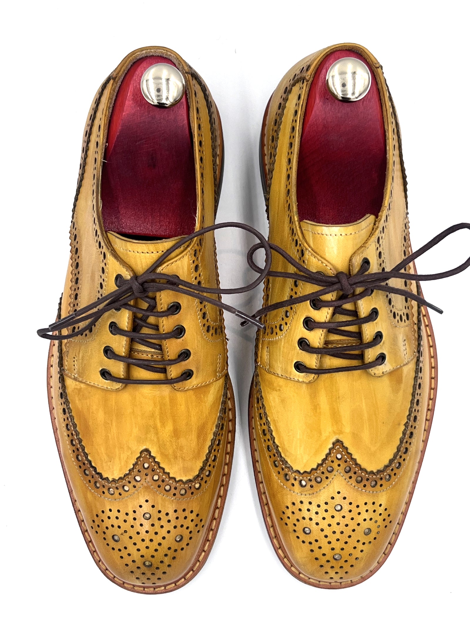 Oscar William Classic Yellow Patina Brogues