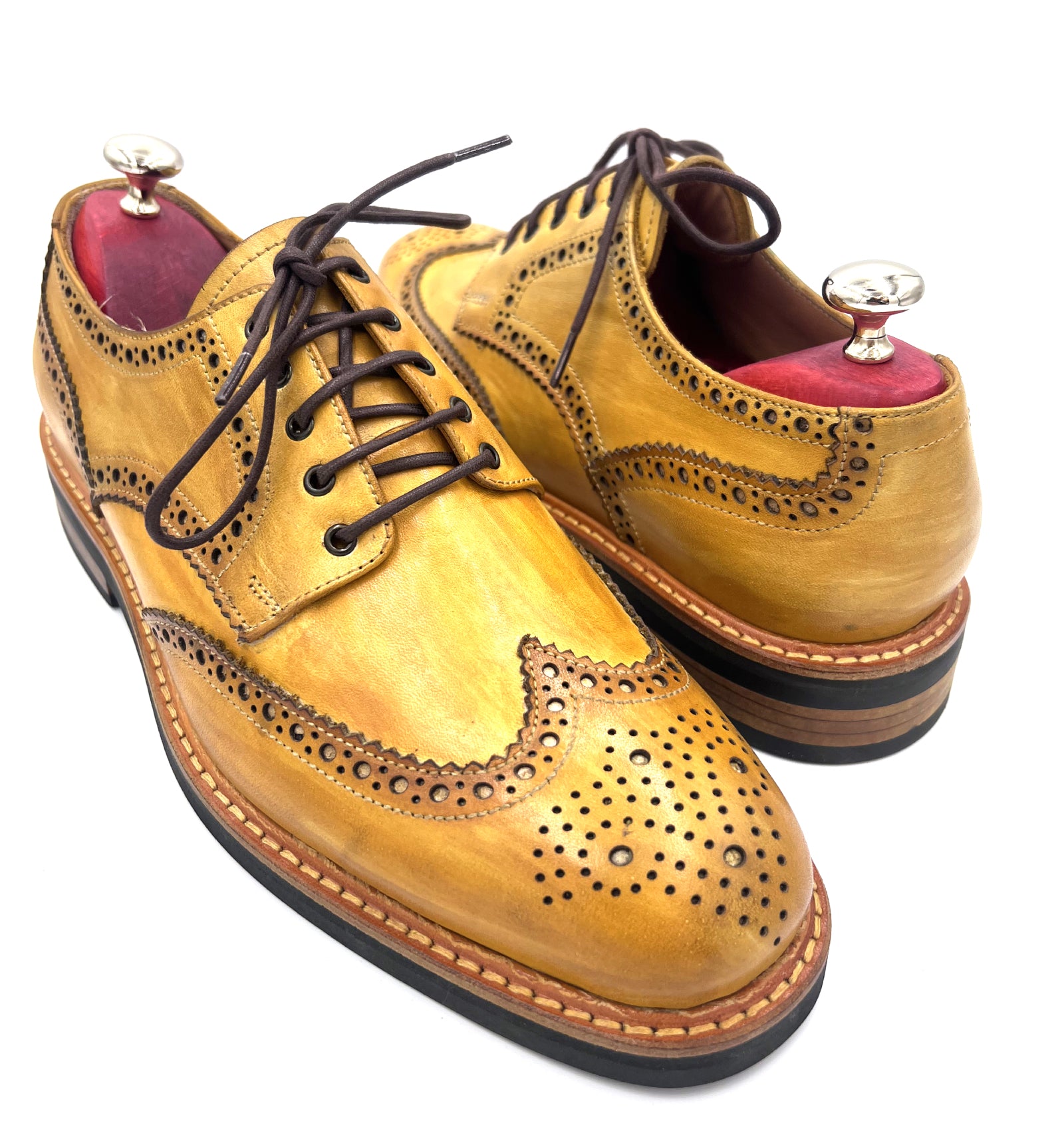 Oscar William Classic Yellow Patina Brogues