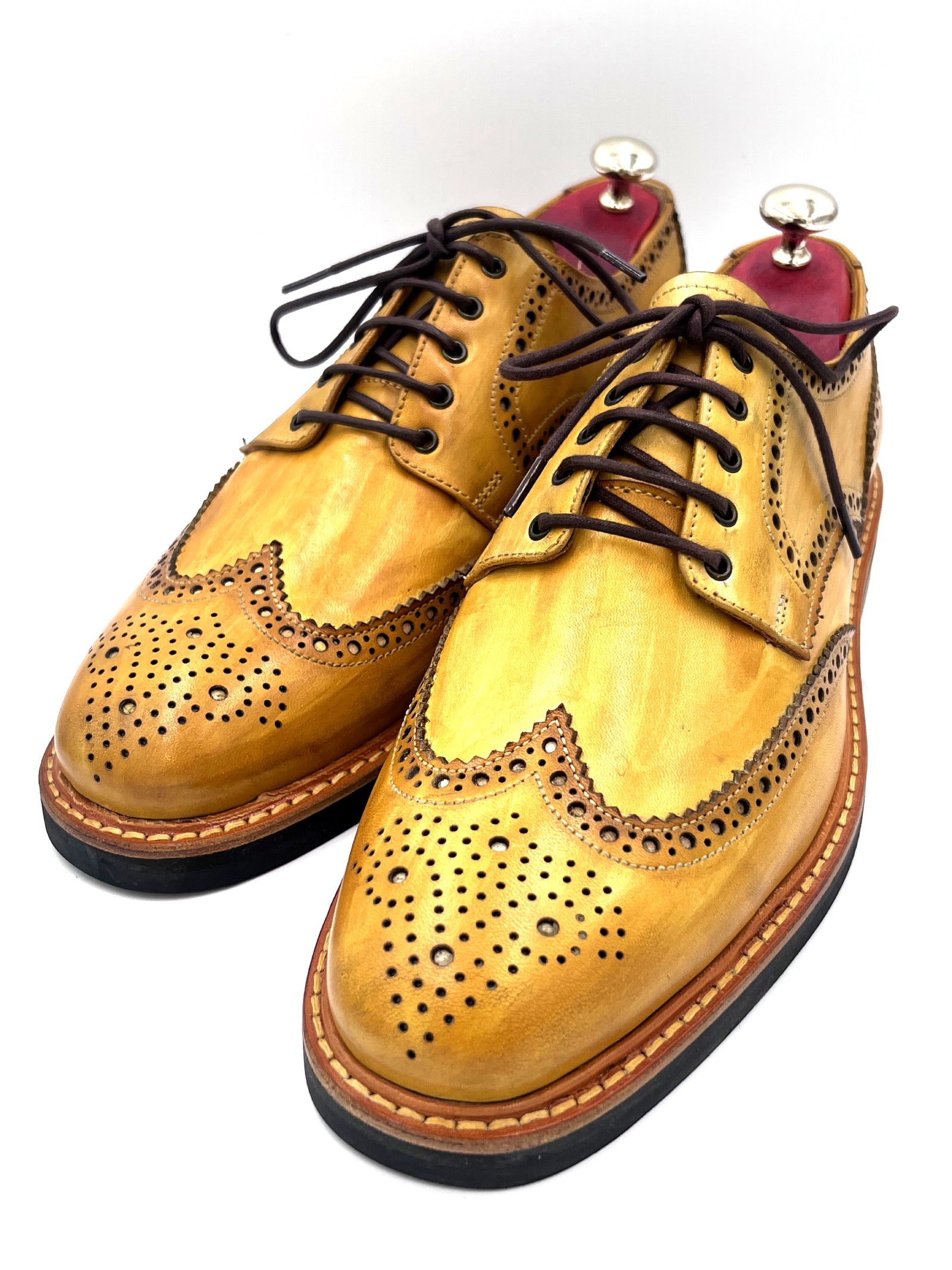 Oscar William Classic Yellow Patina Brogues