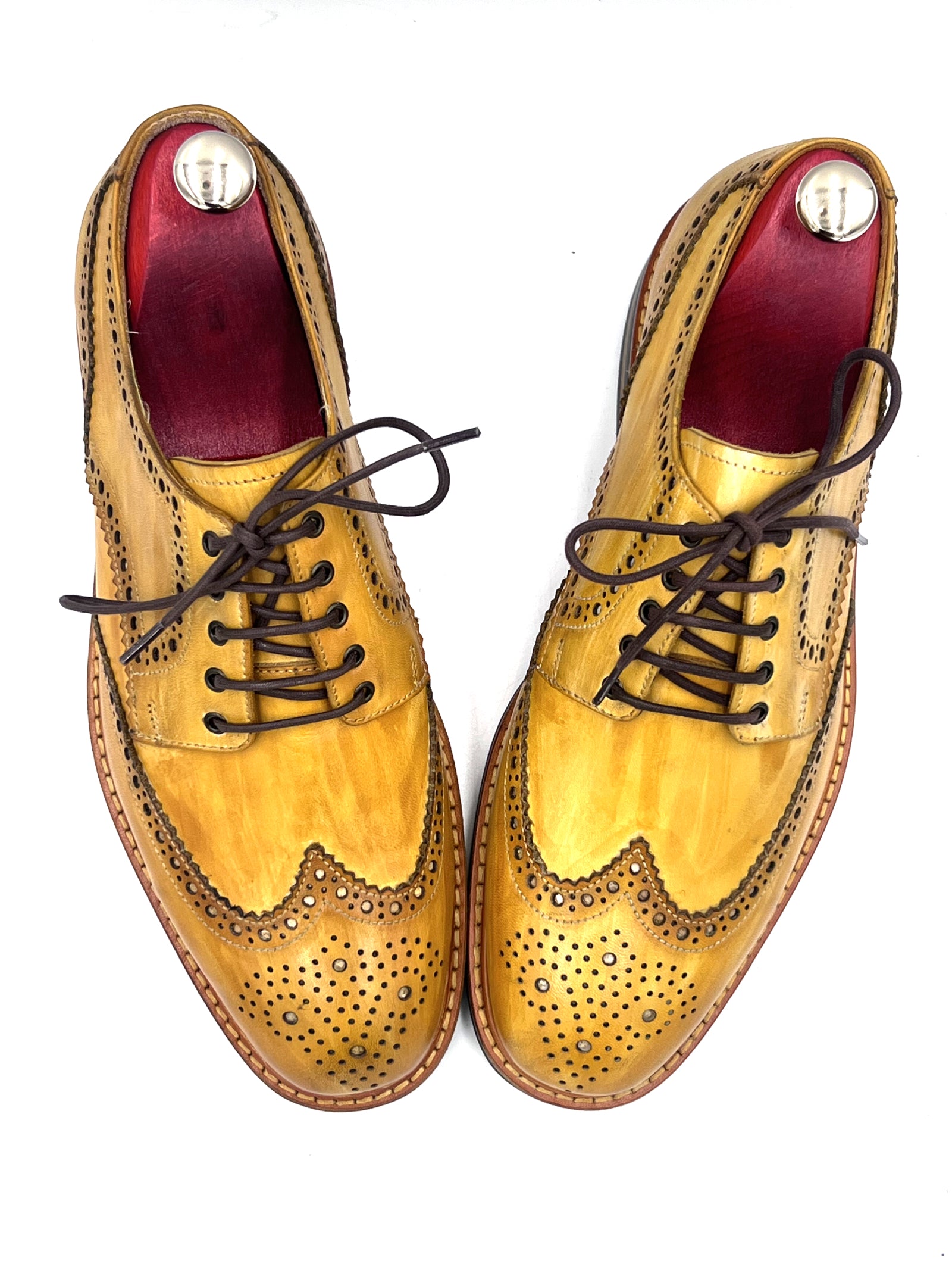 Oscar William Classic Yellow Patina Brogues