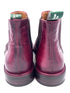 Burgundy Leather Chelsea Boots | Handmade Men's Boots