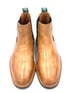Hand-Painted Patina Chelsea Boots | Studded Rubber Sole