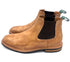 Hand-Painted Patina Chelsea Boots | Studded Rubber Sole