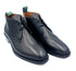 Black Leather Chukka Boots | Studded Sole Casual Boots
