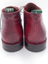 Burgundy Patina Chukka Boots | Hand-Painted Leather Boots