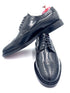Oscar William Classic Brogue – Royal Long Wing | Black High Shine