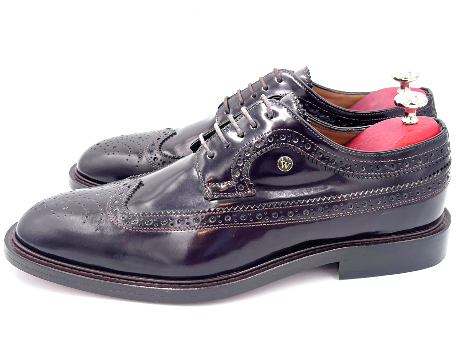 Oscar William Brogue – Royal Long Wing | High Shine Brown