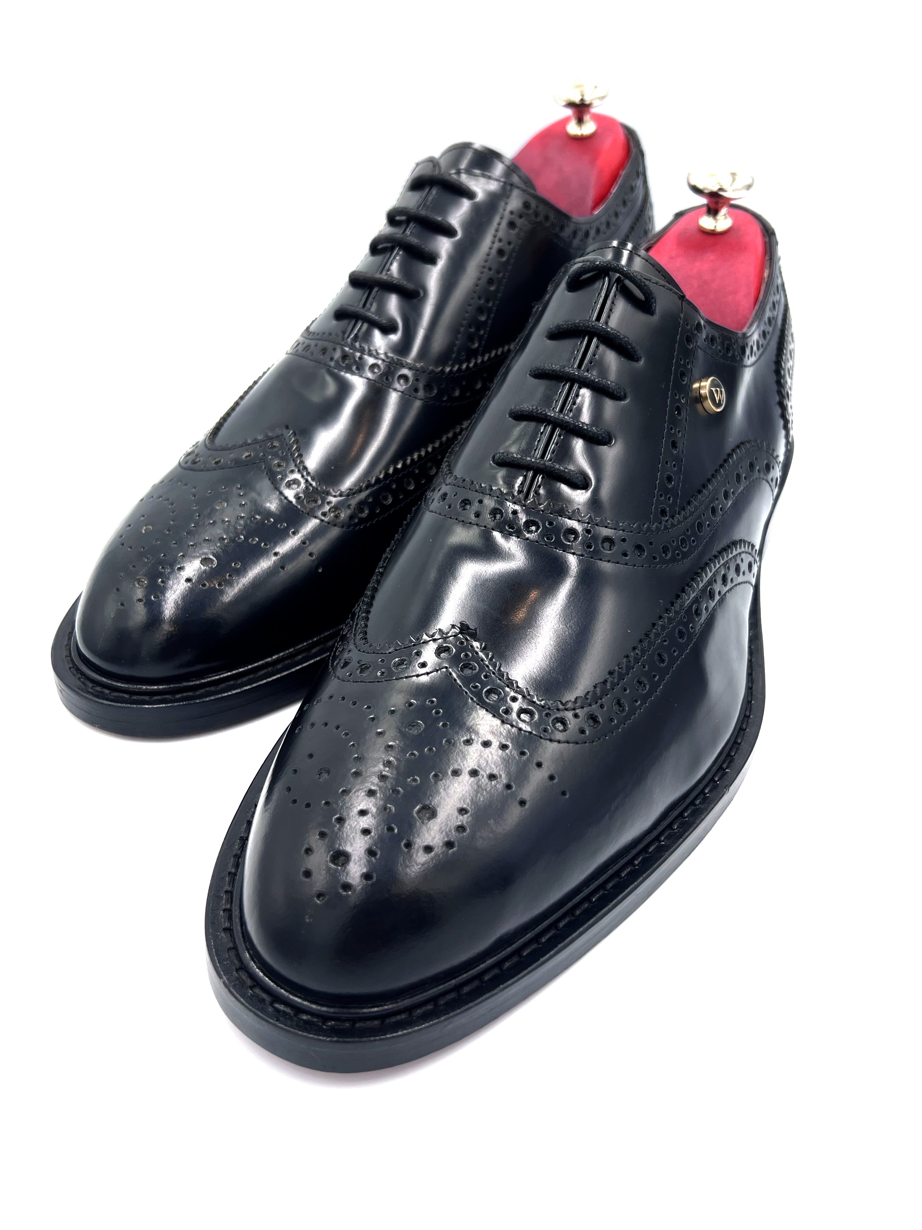 Oscar William Oxford – Full Brogue | High Shine Leather Sole
