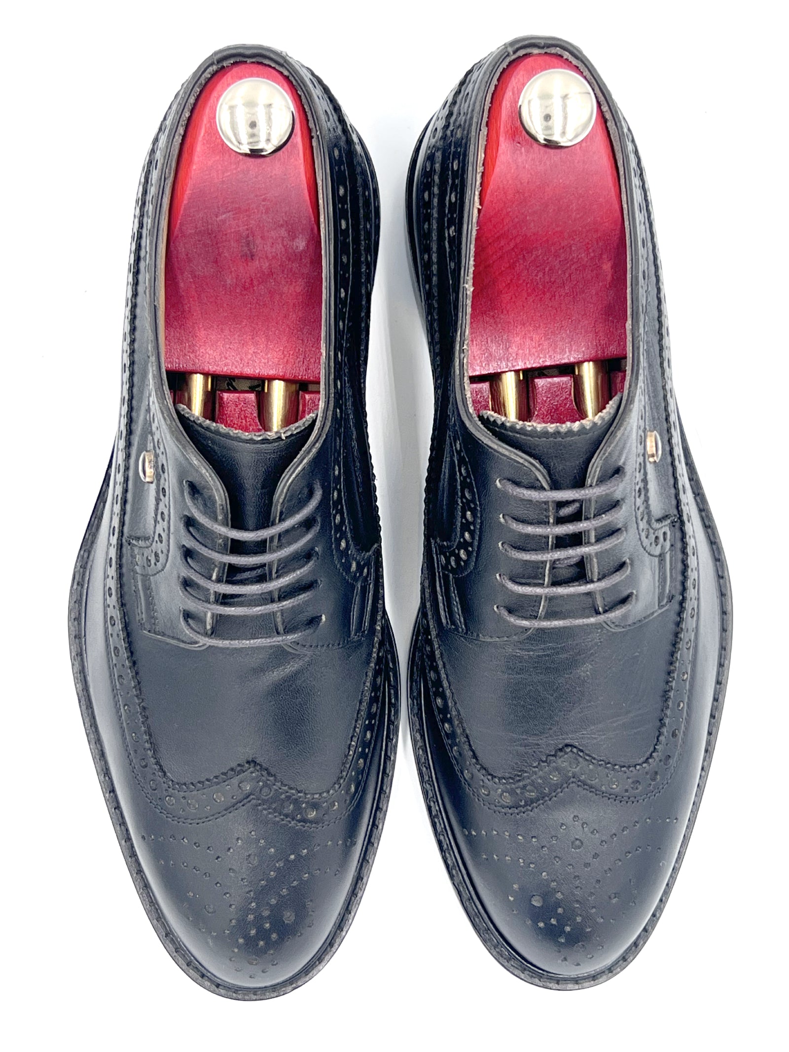 Oscar William Brogue – Royal Long Wing | Box Calf Leather