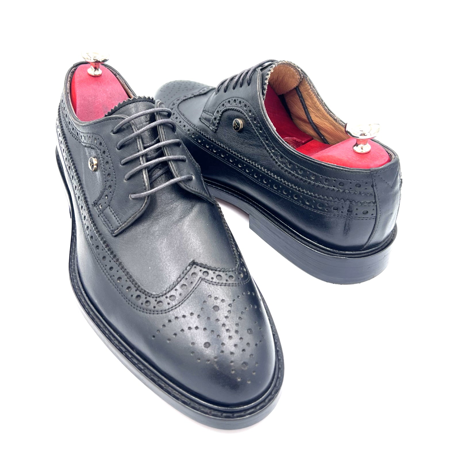 Oscar William Brogue – Royal Long Wing | Box Calf Leather