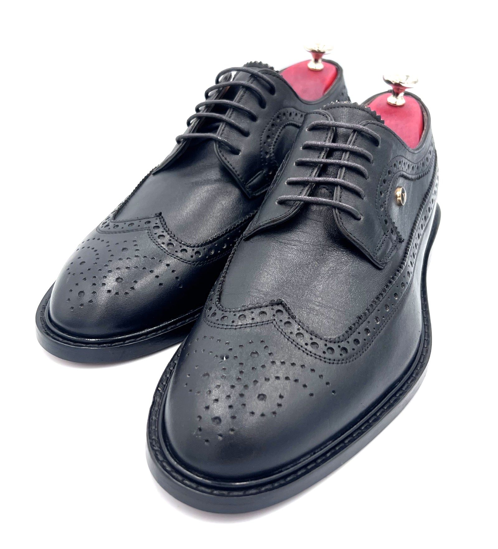Oscar William Brogue – Royal Long Wing | Box Calf Leather