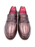 Oscar William Shaded Brown Patina Penny Loafers