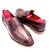 Oscar William Shaded Brown Patina Penny Loafers