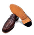 Oscar William Shaded Brown Patina Penny Loafers