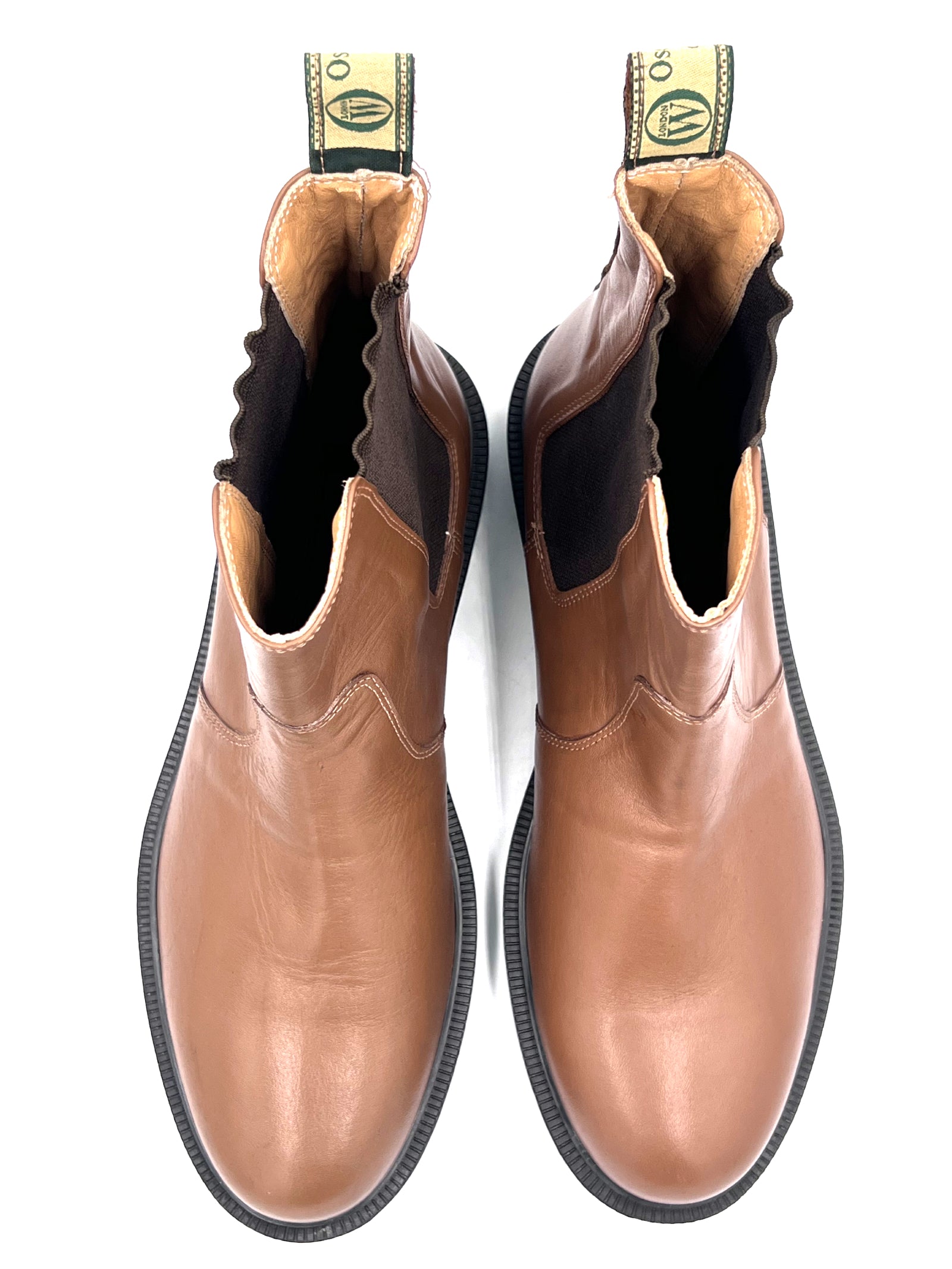 Tan Chelsea Boots for Men | Handcrafted Leather & Rubber Sole