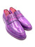 Oscar William Purple Patina Penny Loafers – Leather Sole