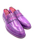 Oscar William Purple Patina Penny Loafers – Leather Sole
