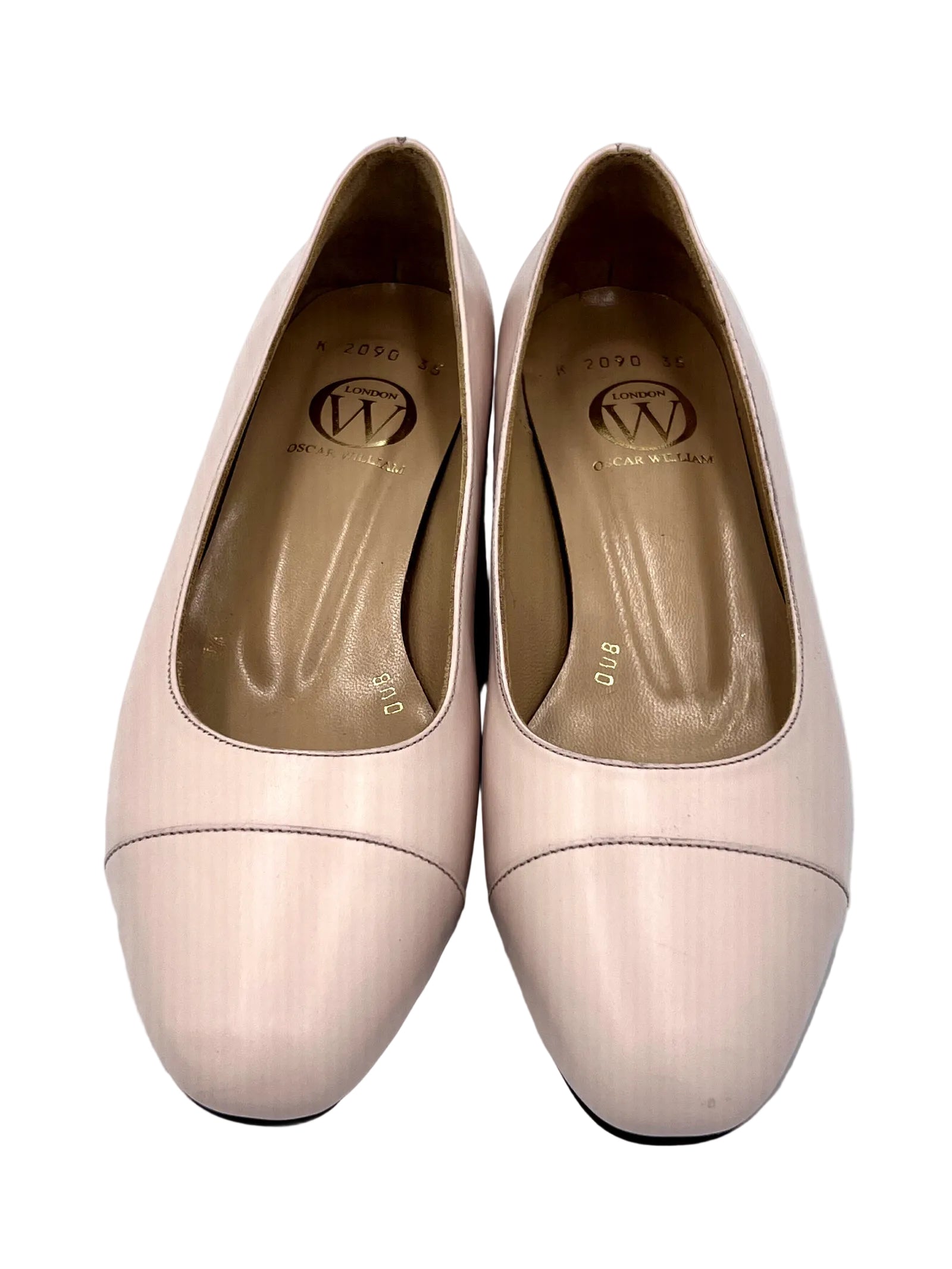 Oscar William Beige Formal Pump | Women's Leather Shoes