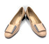 Women’s Beige Leather Shoes with Buckle – Leather Sole