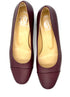 Oscar William Maroon Leather Pumps – Leather Sole