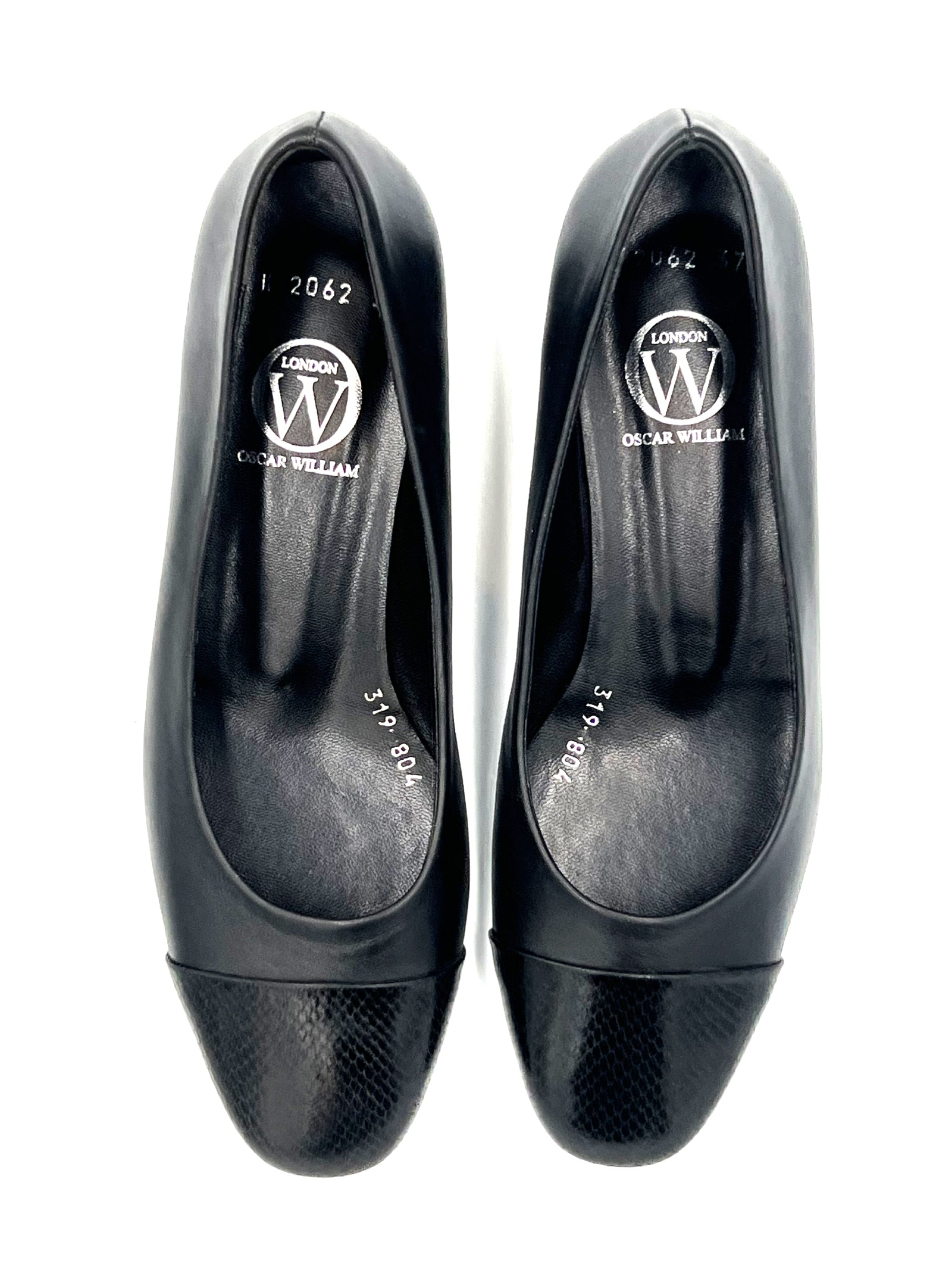 Oscar William Black Formal Pumps – High Shine Toe