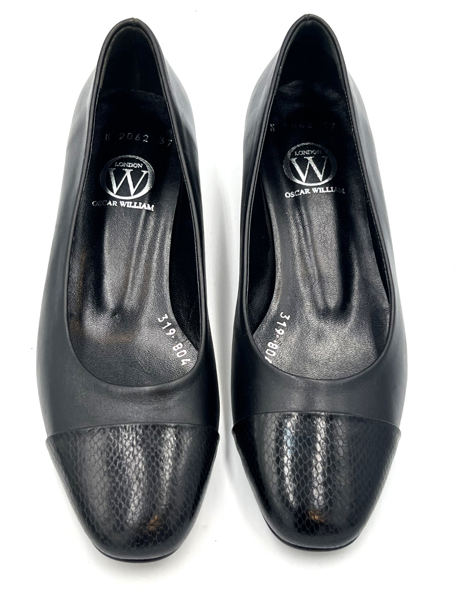 Oscar William Black Formal Pumps – High Shine Toe