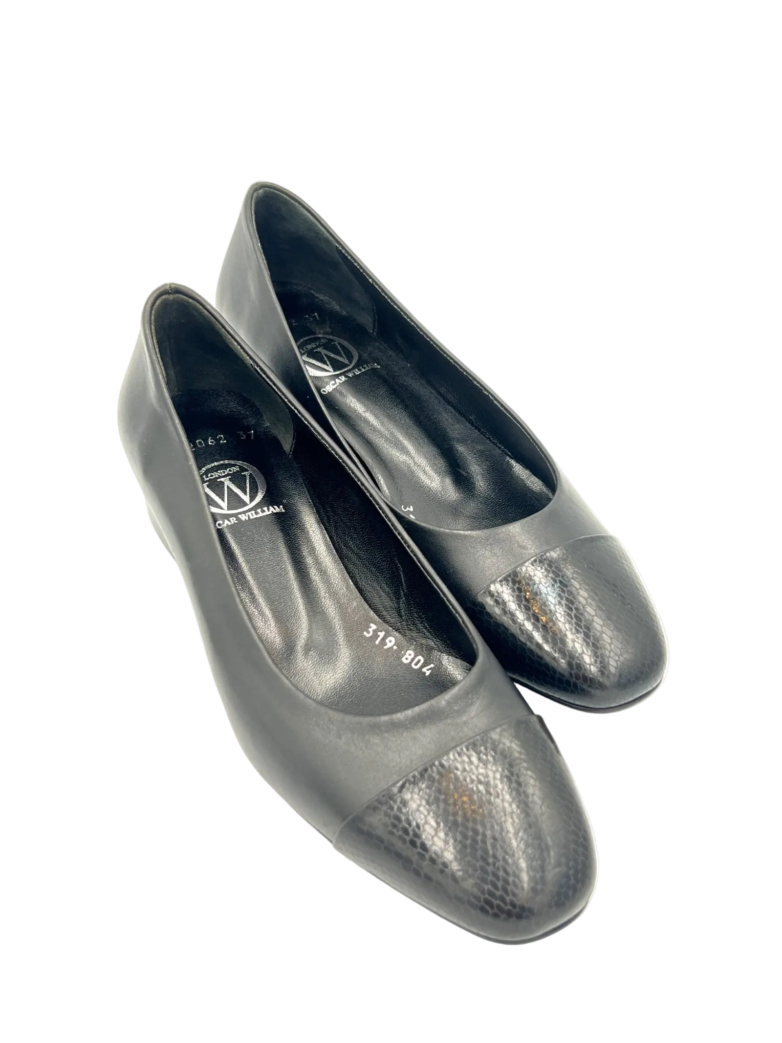 Oscar William Black Formal Pumps – High Shine Toe