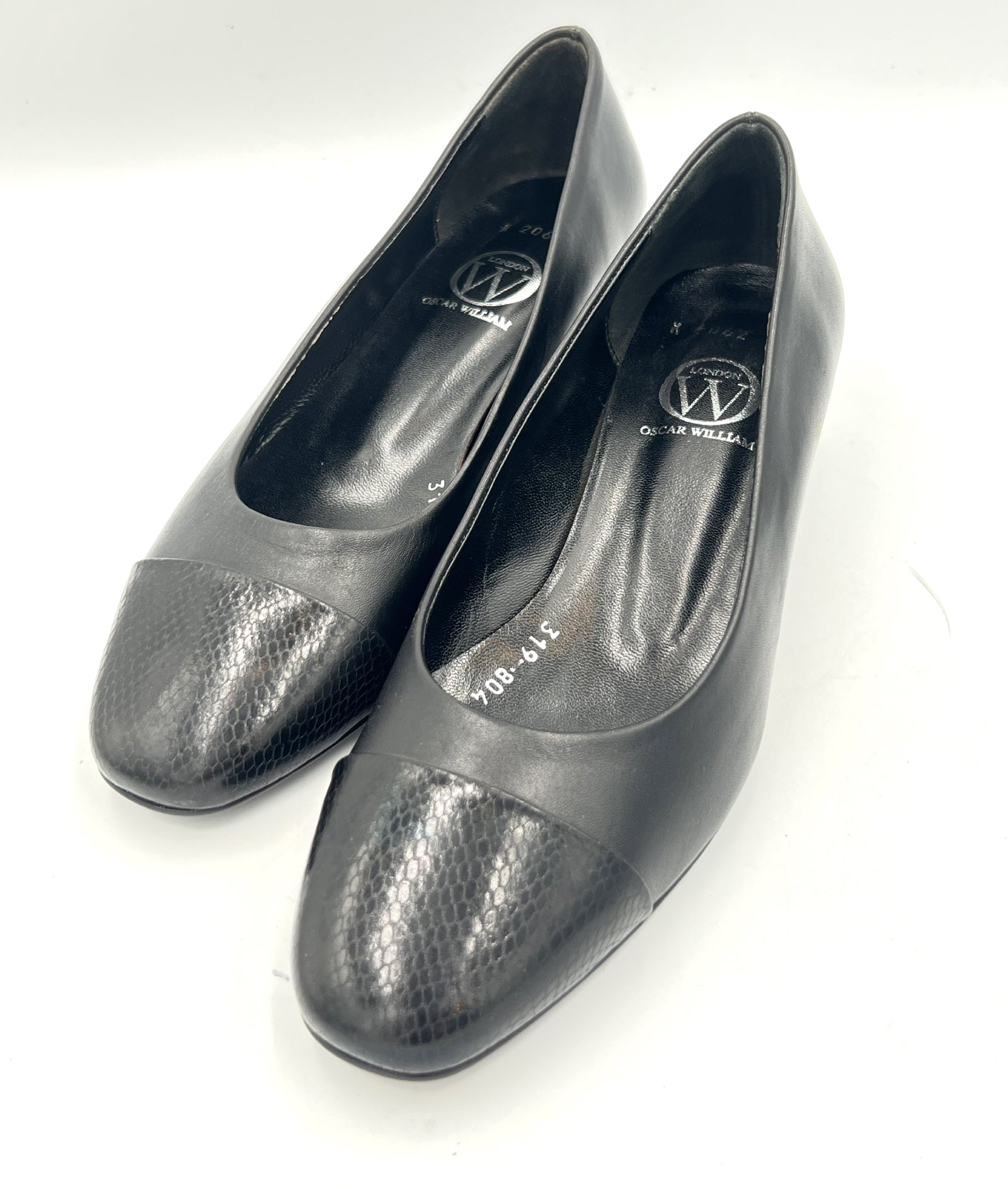 Oscar William Black Formal Pumps – High Shine Toe