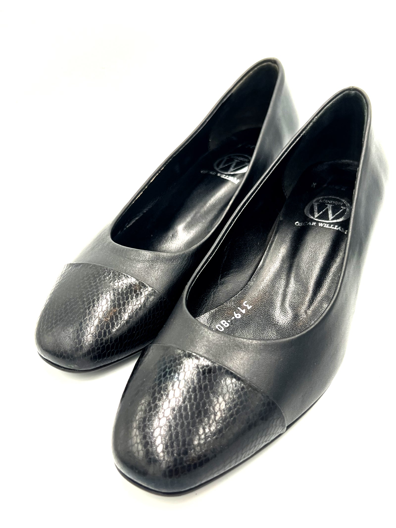 Oscar William Black Formal Pumps – High Shine Toe