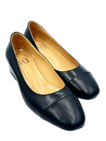 Oscar William Black Leather Formal Pumps