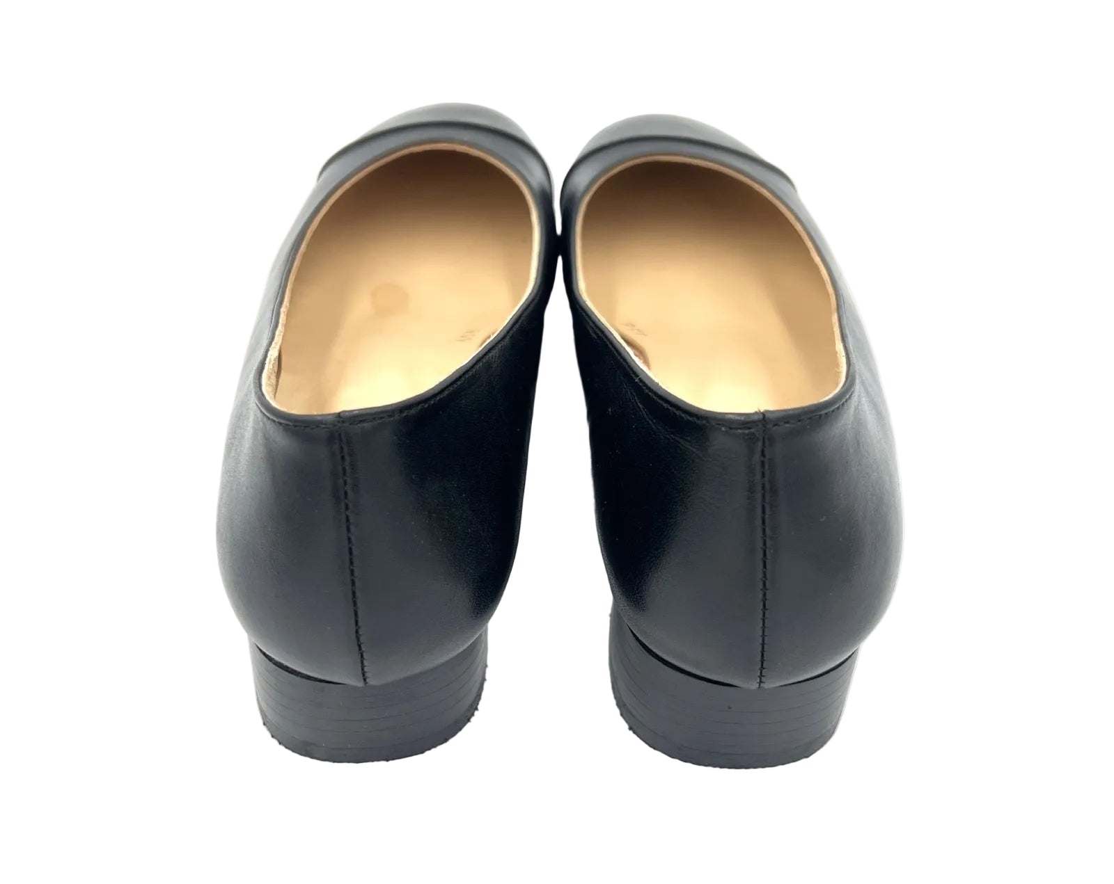 Oscar William Black Leather Formal Pumps