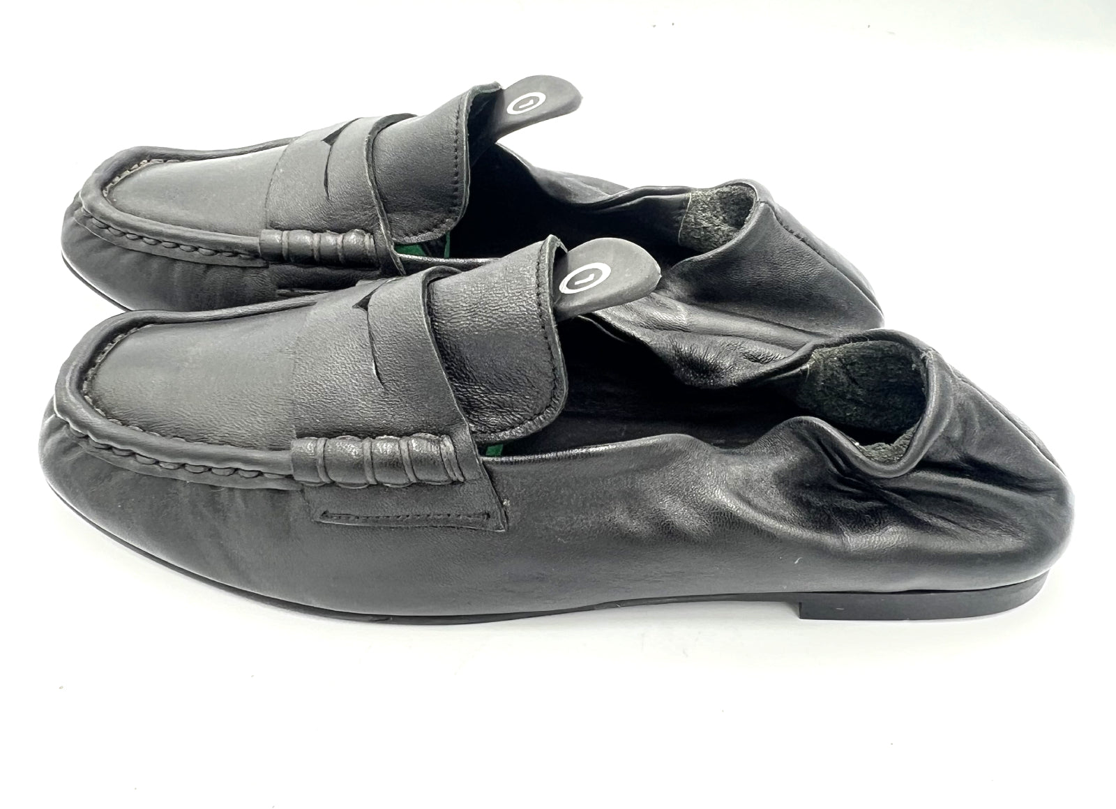 Oscar William Black Soft Leather Loafers – Elastic Fit