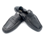 Oscar William Black Soft Leather Loafers – Elastic Fit