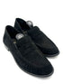 Oscar William Black Suede Penny Loafers