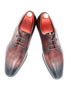 Oscar William Patina Derby – Burgundy / Black | Leather Sole